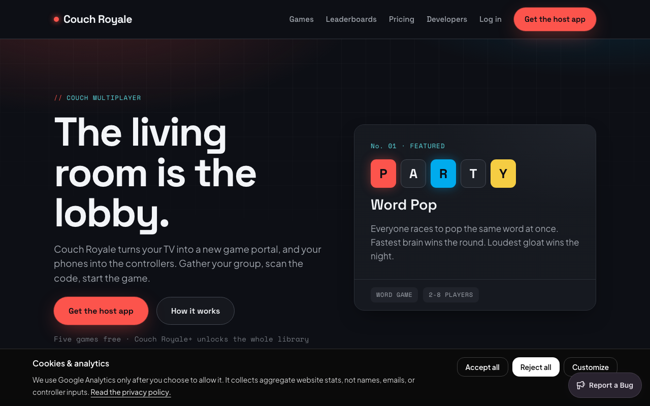 Couch Royale website